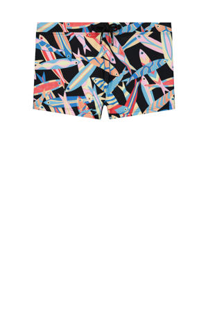 zwemboxer Sem zwart/blauw/paars