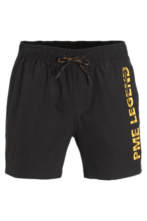 zwemshort met logo zwart
