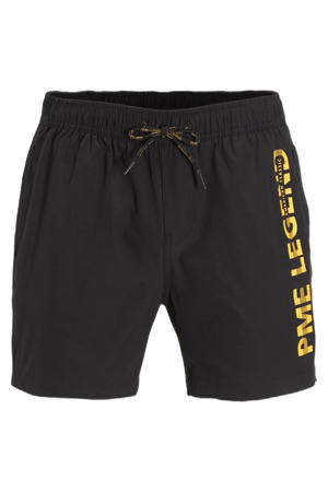 zwemshort met logo zwart