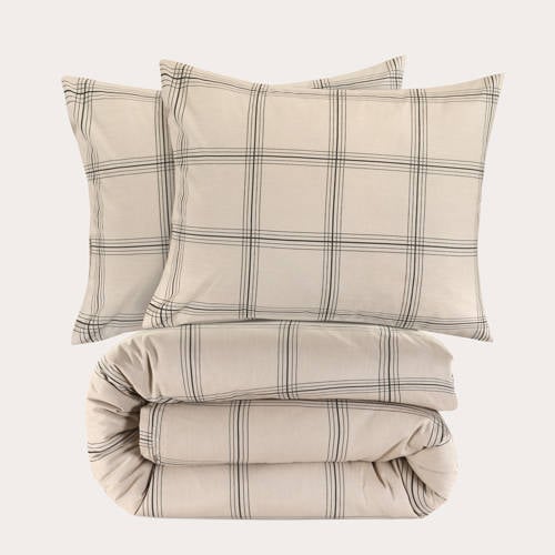 NOUS Living katoenen dekbedovertrek lits-jumeaux (240x220 cm) afbeelding
