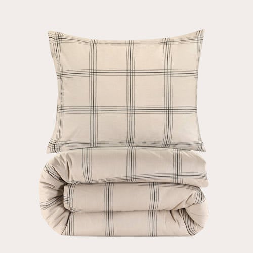 NOUS Living katoenen dekbedovertrek 1-persoons (140x220 cm) afbeelding
