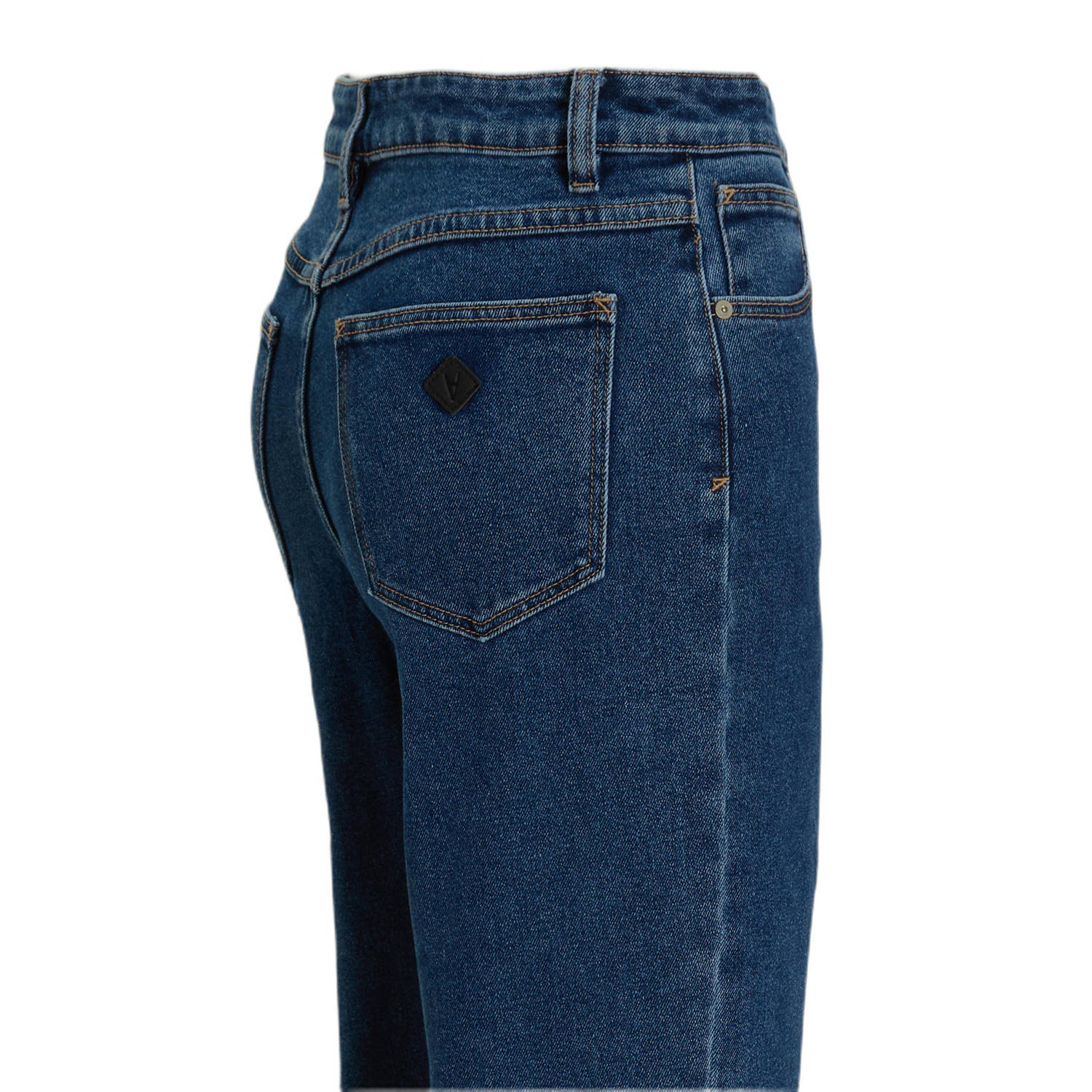 Abrand Jeans high waist dark blue denim