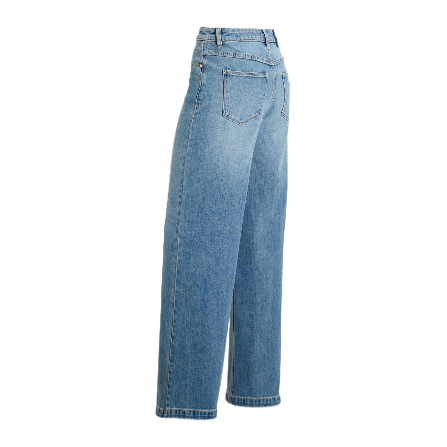 Abrand Jeans high waist wide leg jeans medium blue denim