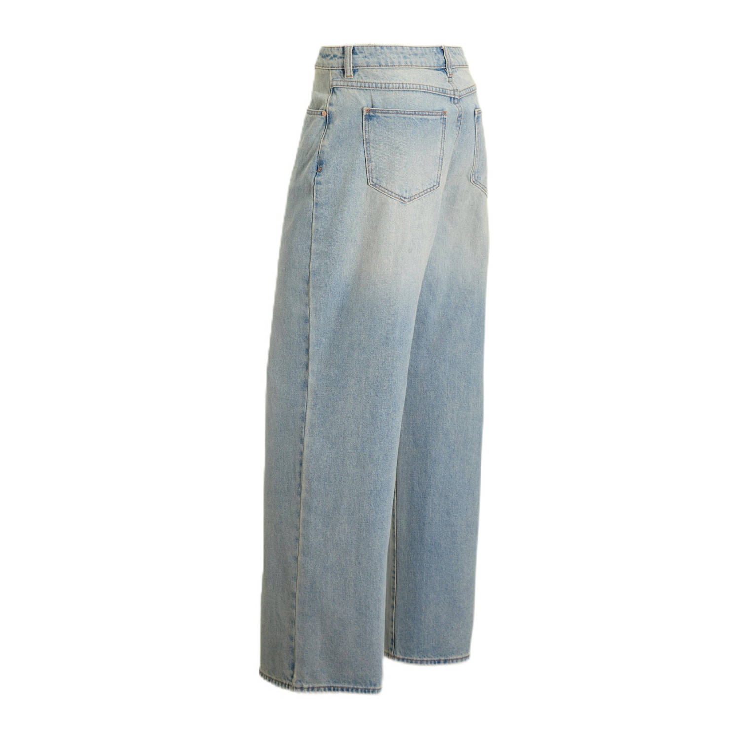 Abrand Jeans regular waist wide leg jeans light blue denim