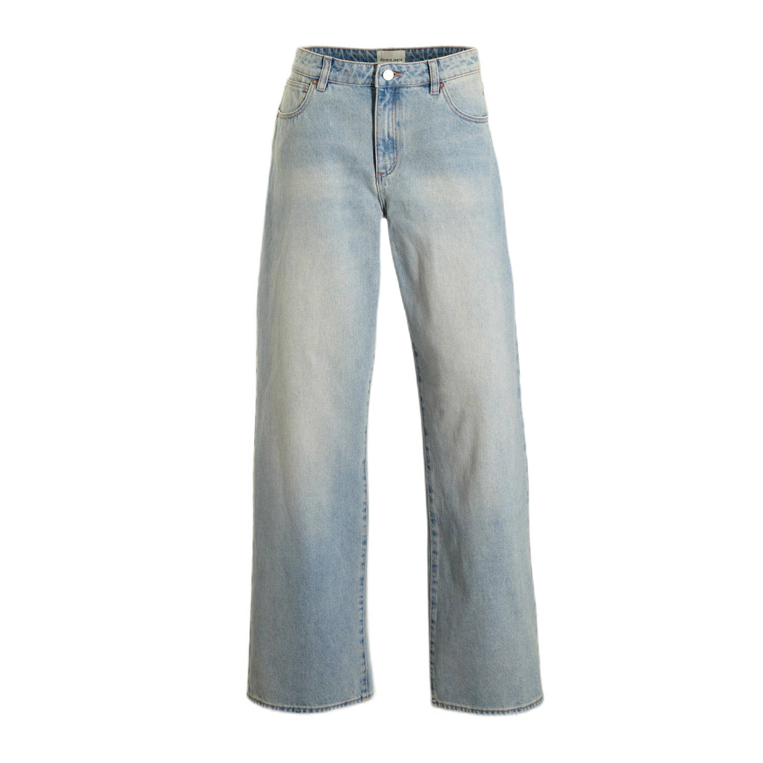 Abrand Jeans regular waist wide leg jeans light blue denim