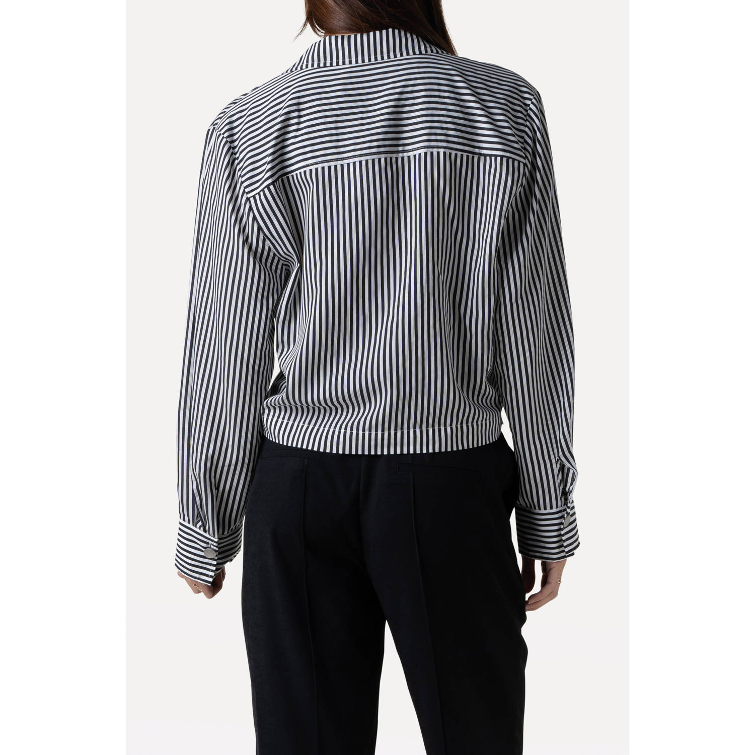 Another-Label top zwart