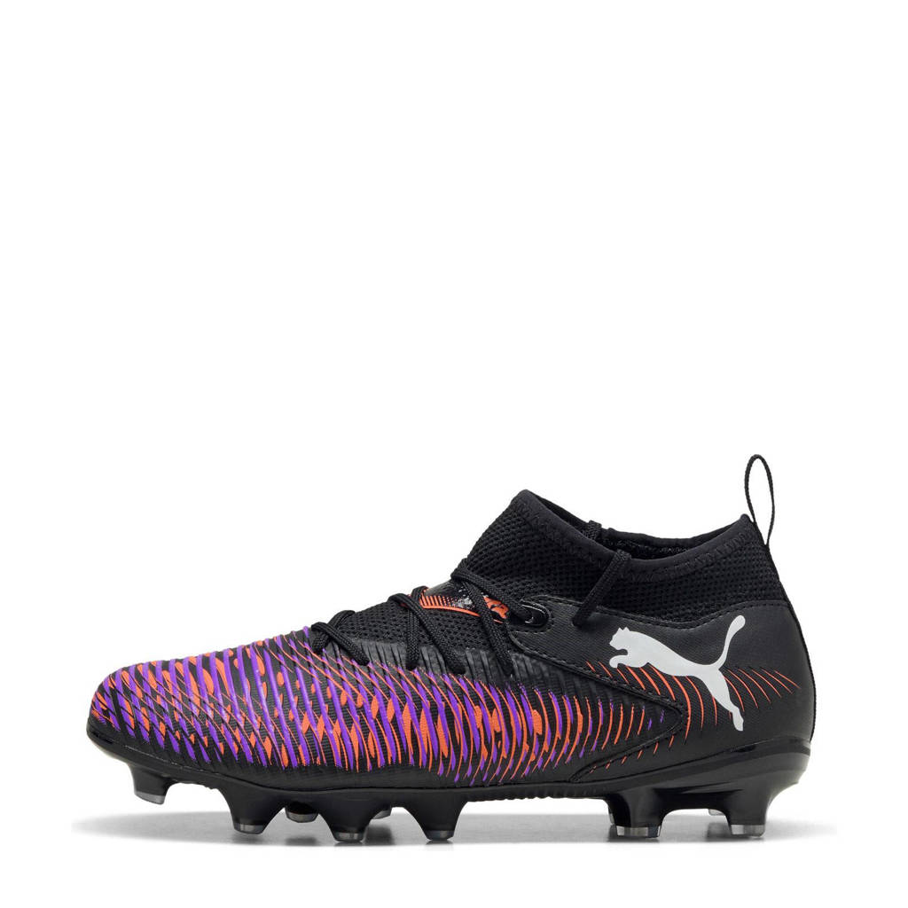 Puma Future Match FG/AG Junior voetbalschoenen zwart/wit