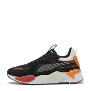 thumbnail: Zwart en oranje unisex Puma RS-X Heritage sneakers van mesh-pu/voering: mesh/voetbed: eva met veters