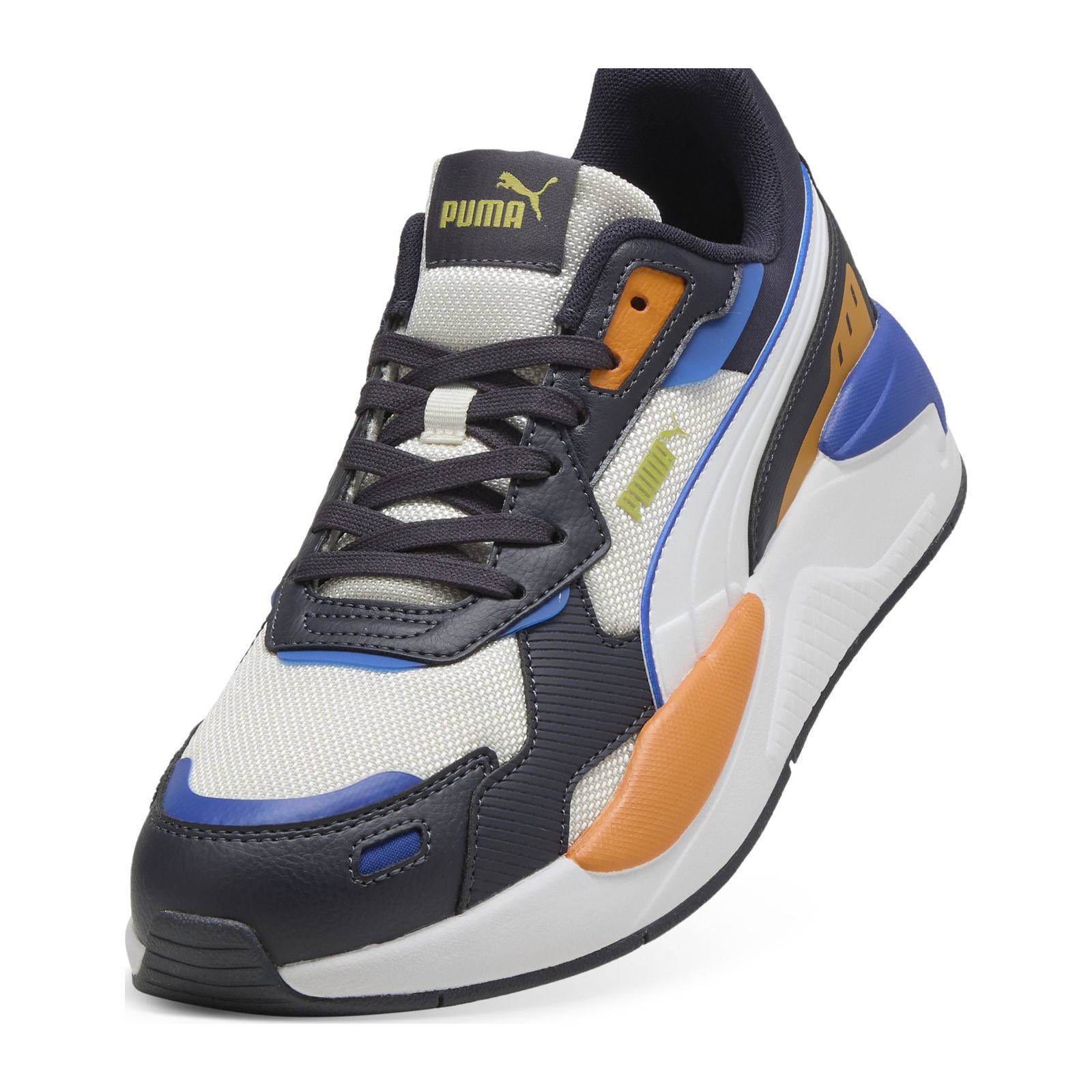 hn36 Puma X-Ray 3 sneakers grijs/wit/blauw/lichtgroen | wehkamp