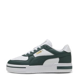 CA Pro Classic II leren sneakers wit/donkergroen