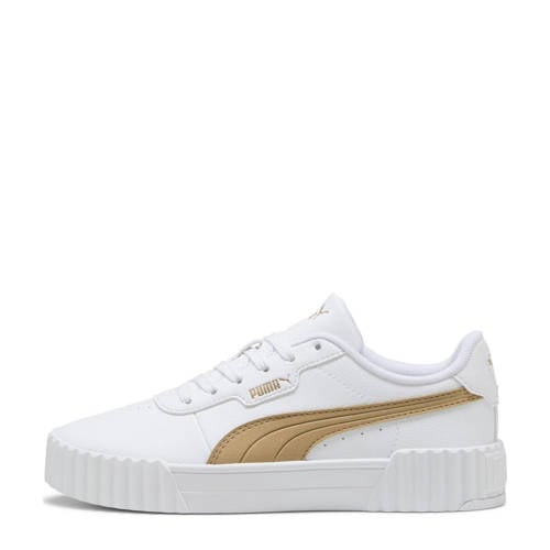 Puma Carina 3.0 Aqua Metallics sneakers wit/zand/goud afbeelding