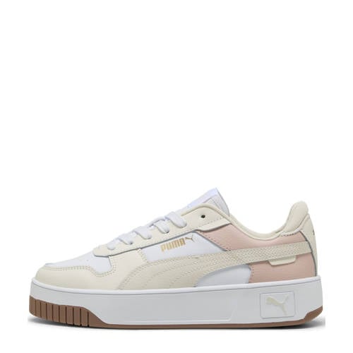 Puma Carina Street sneakers wit/ecru/roze afbeelding