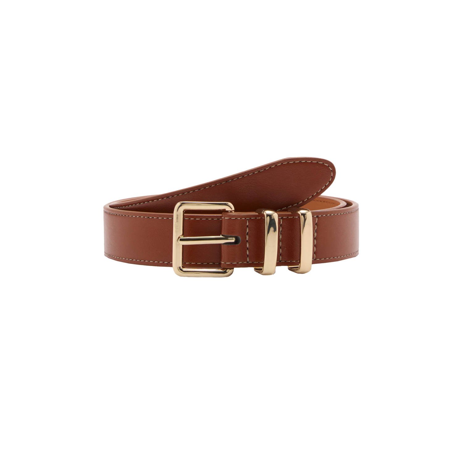 Mango riem bruin