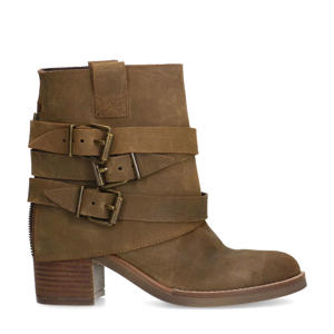 suède enkellaarzen taupe