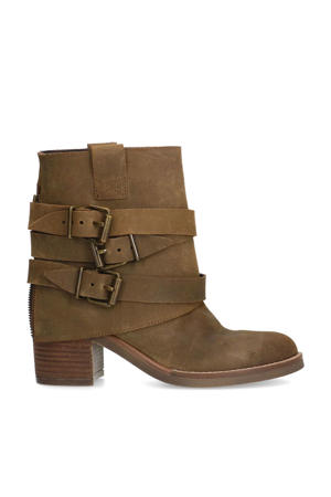   suède enkellaarzen taupe