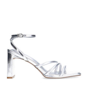 sandalettes zilver metallic
