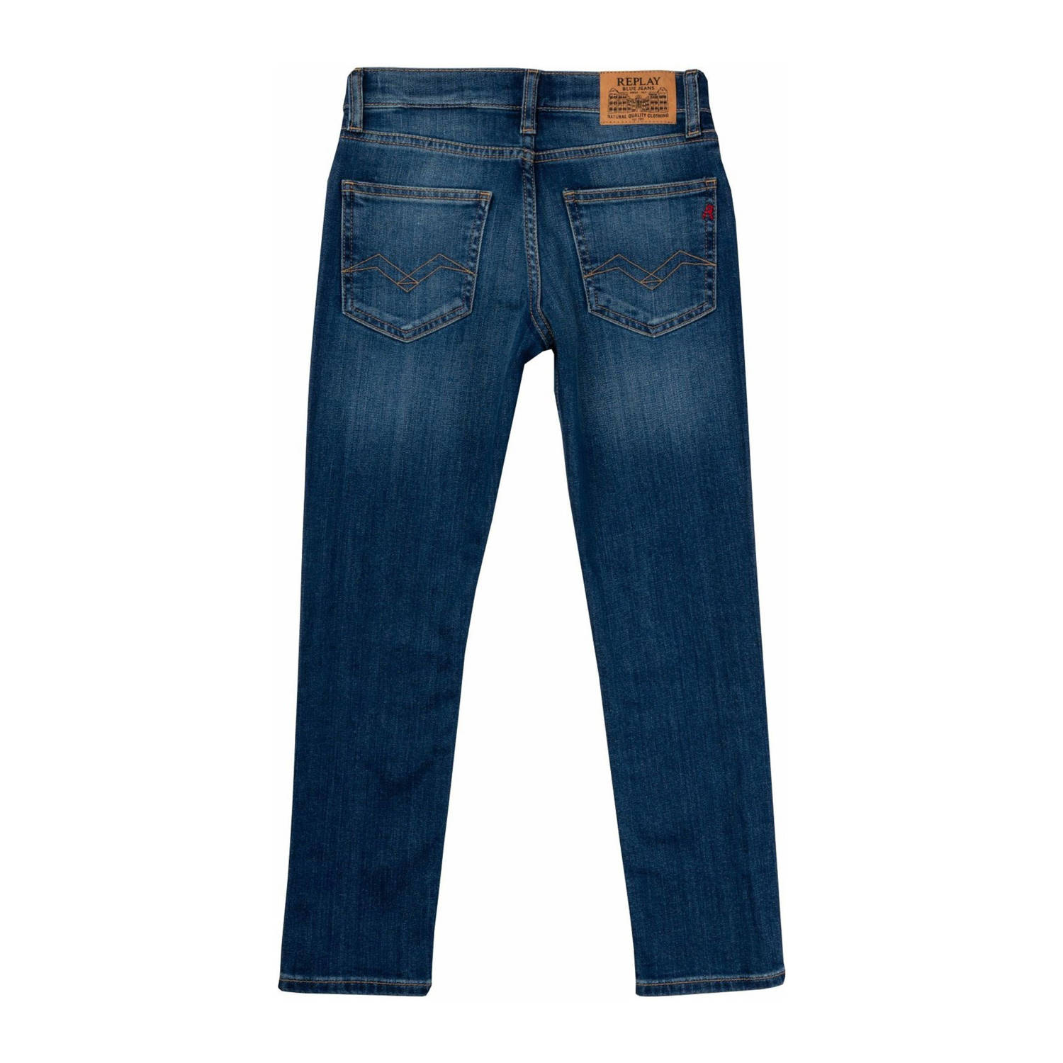 REPLAY slim fit jeans dark blue denim
