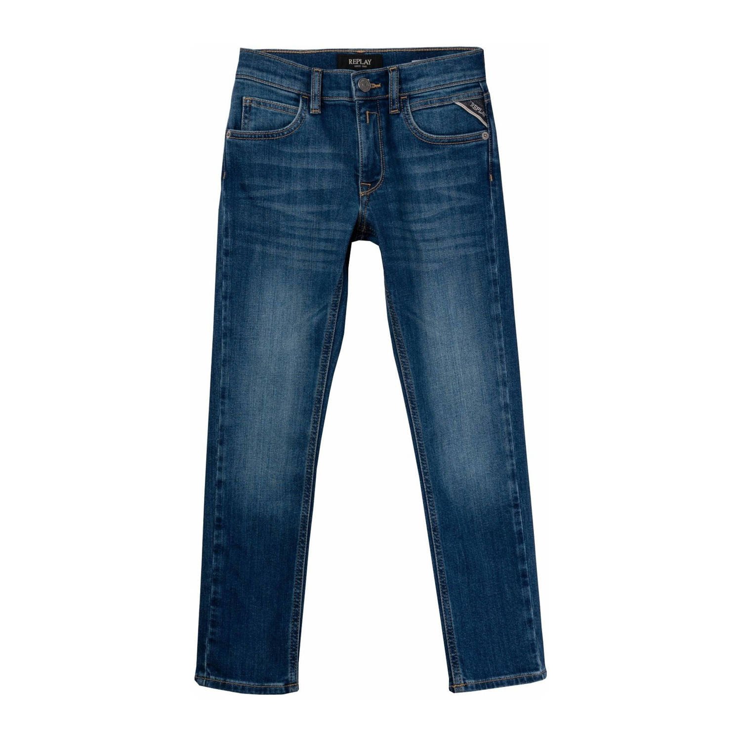 REPLAY slim fit jeans dark blue denim