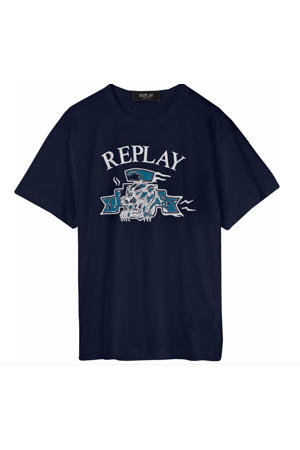 T-shirt blauw