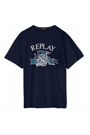 T-shirt blauw