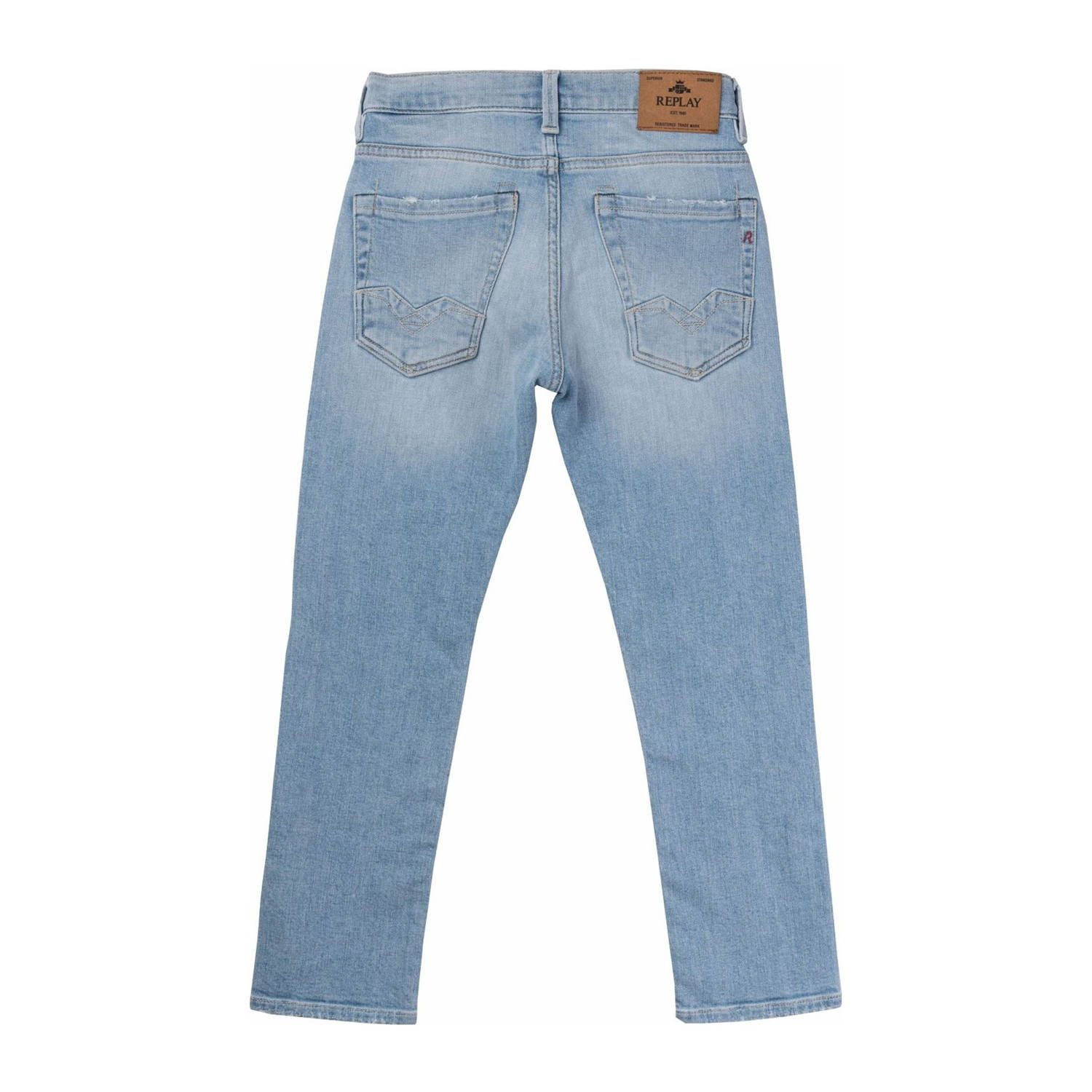 REPLAY regular slim fit jeans light blue denim