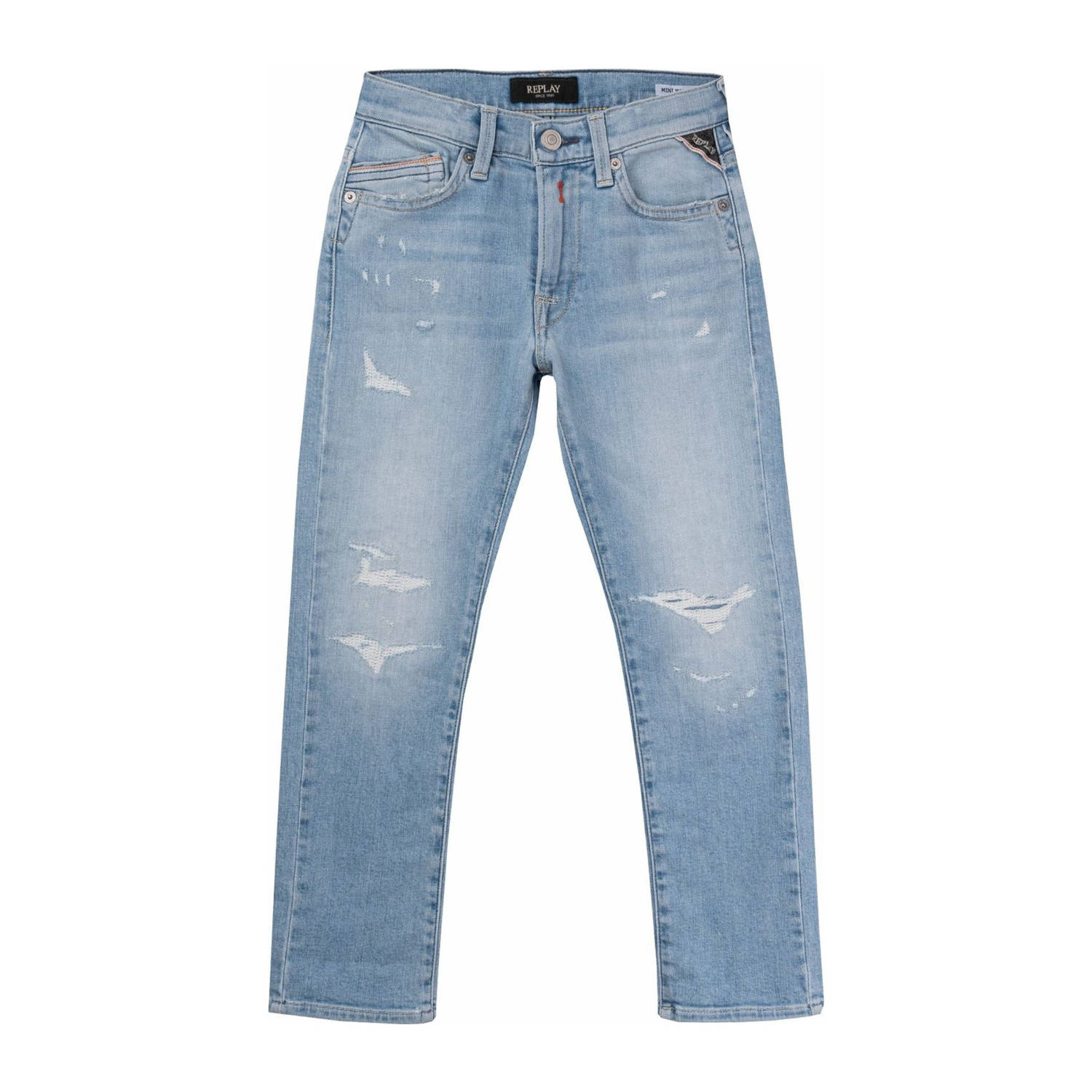 REPLAY regular slim fit jeans light blue denim