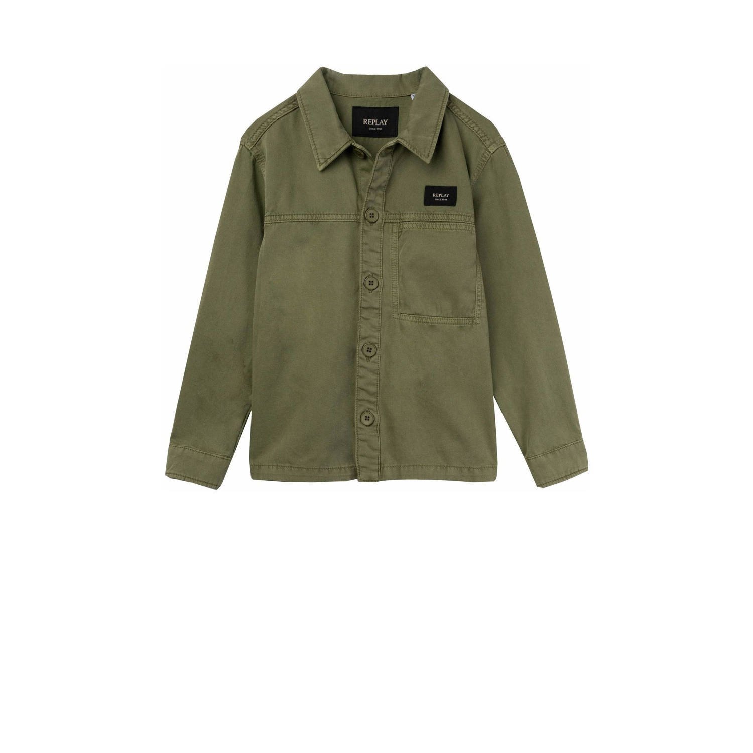 REPLAY longsleeve groen