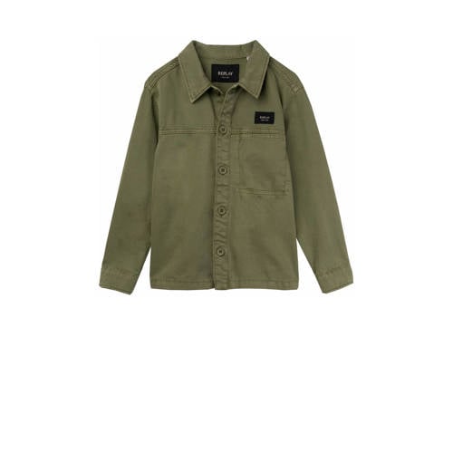 REPLAY longsleeve groen afbeelding