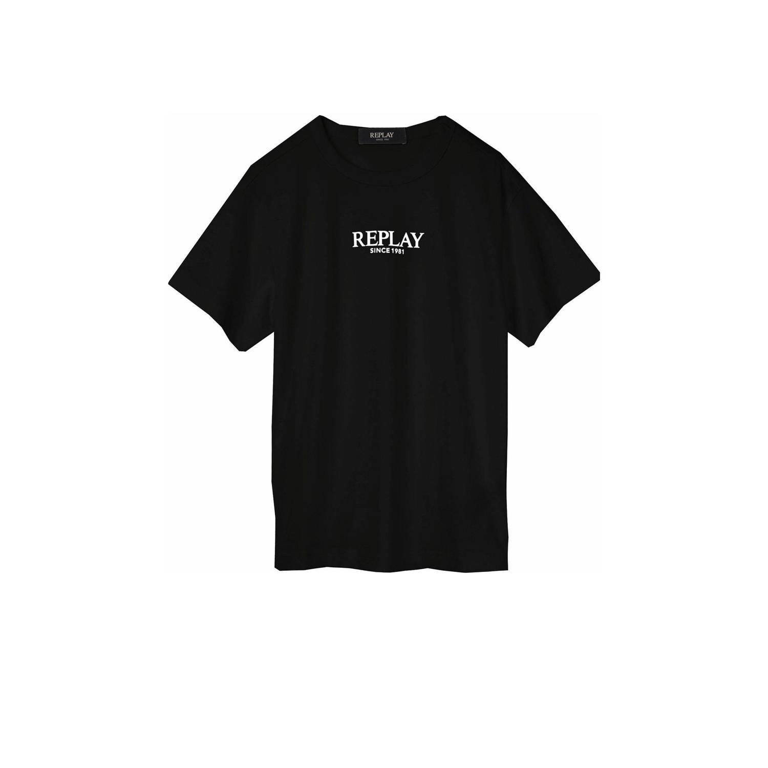 REPLAY T-shirt zwart