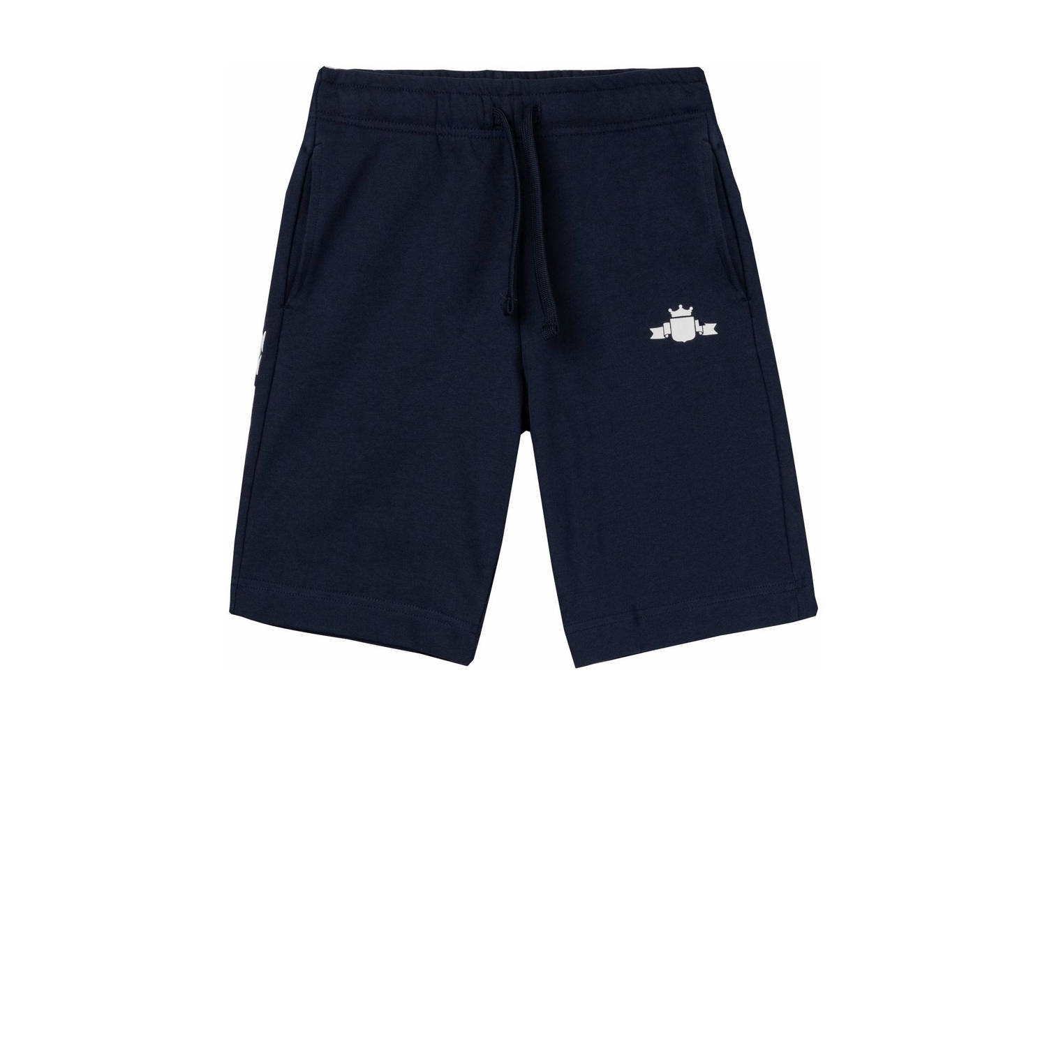 REPLAY sweatshort donkerblauw