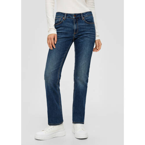 QS slim fit jeans dark blue afbeelding