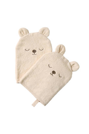 washand beer (set van 2) (ecru)