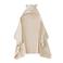 NOUS Kids badcape met capuchon beer (ecru)