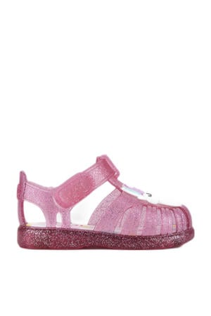 waterschoenen roze glitter