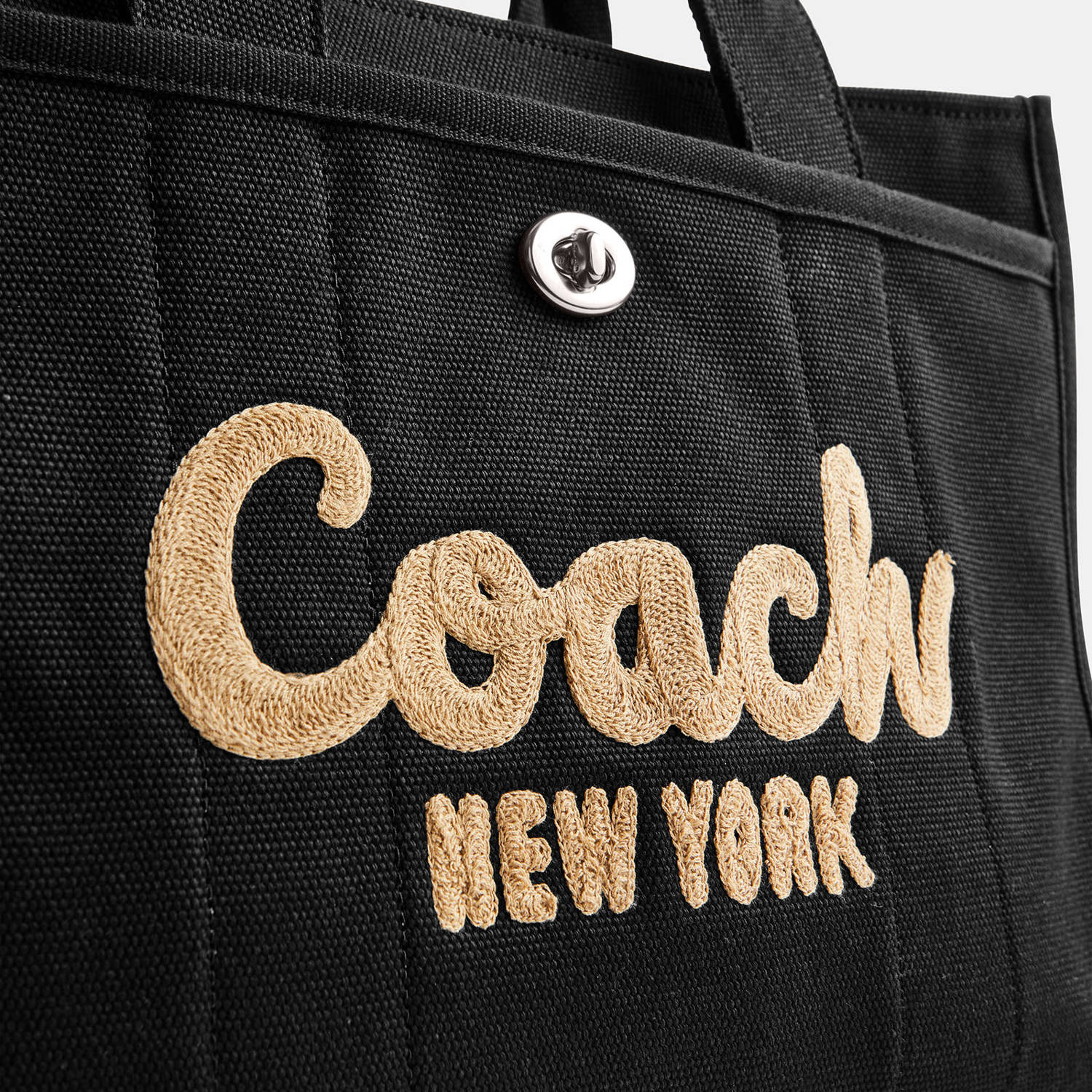 Coach shopper Cargo Tote zwart