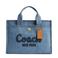 Coach denim shopper Cargo Tote blauw