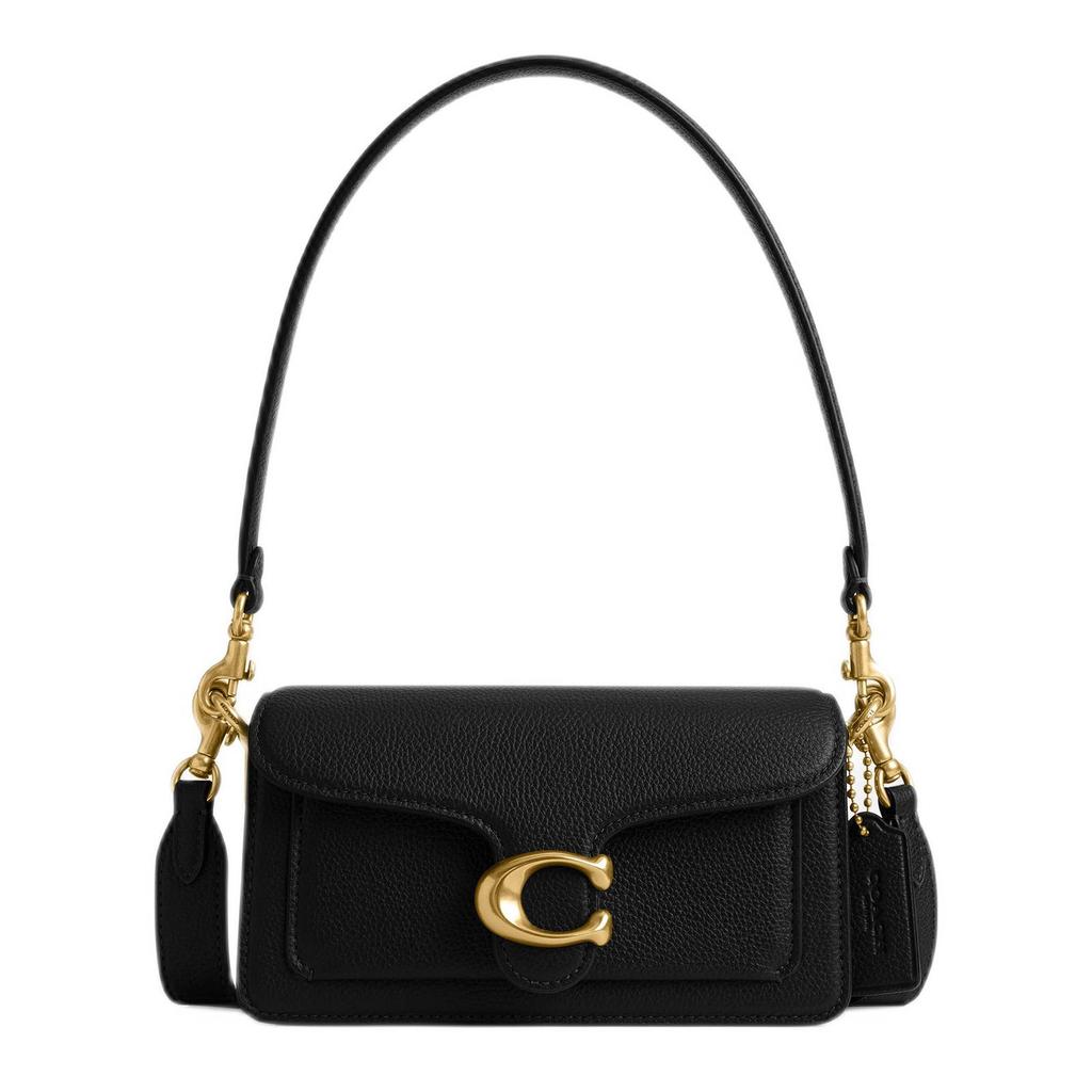 Coach leren schoudertas Tabby 20 zwart