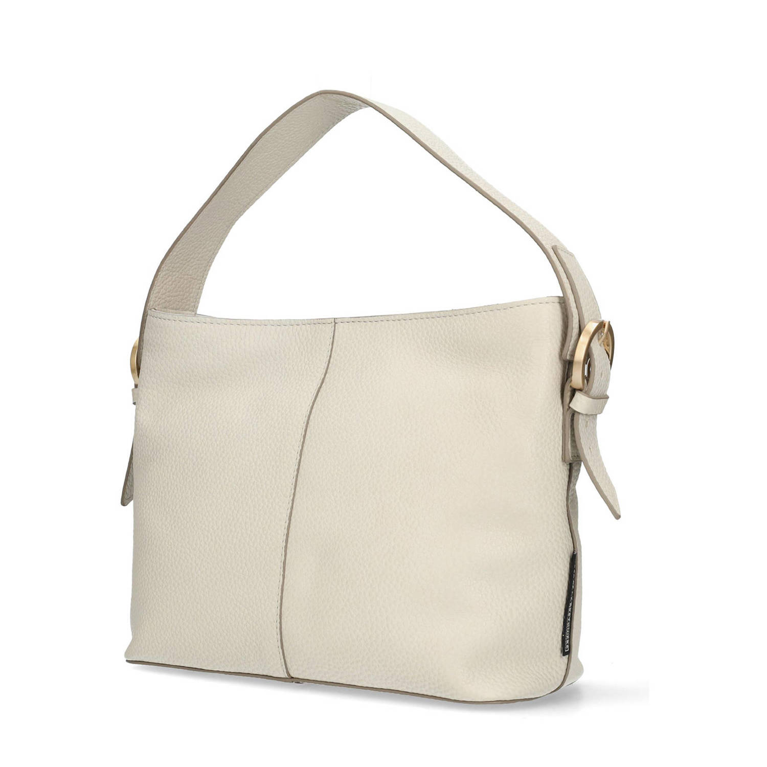Fred de la Bretoniere leren crossbody tas LINDI ecru
