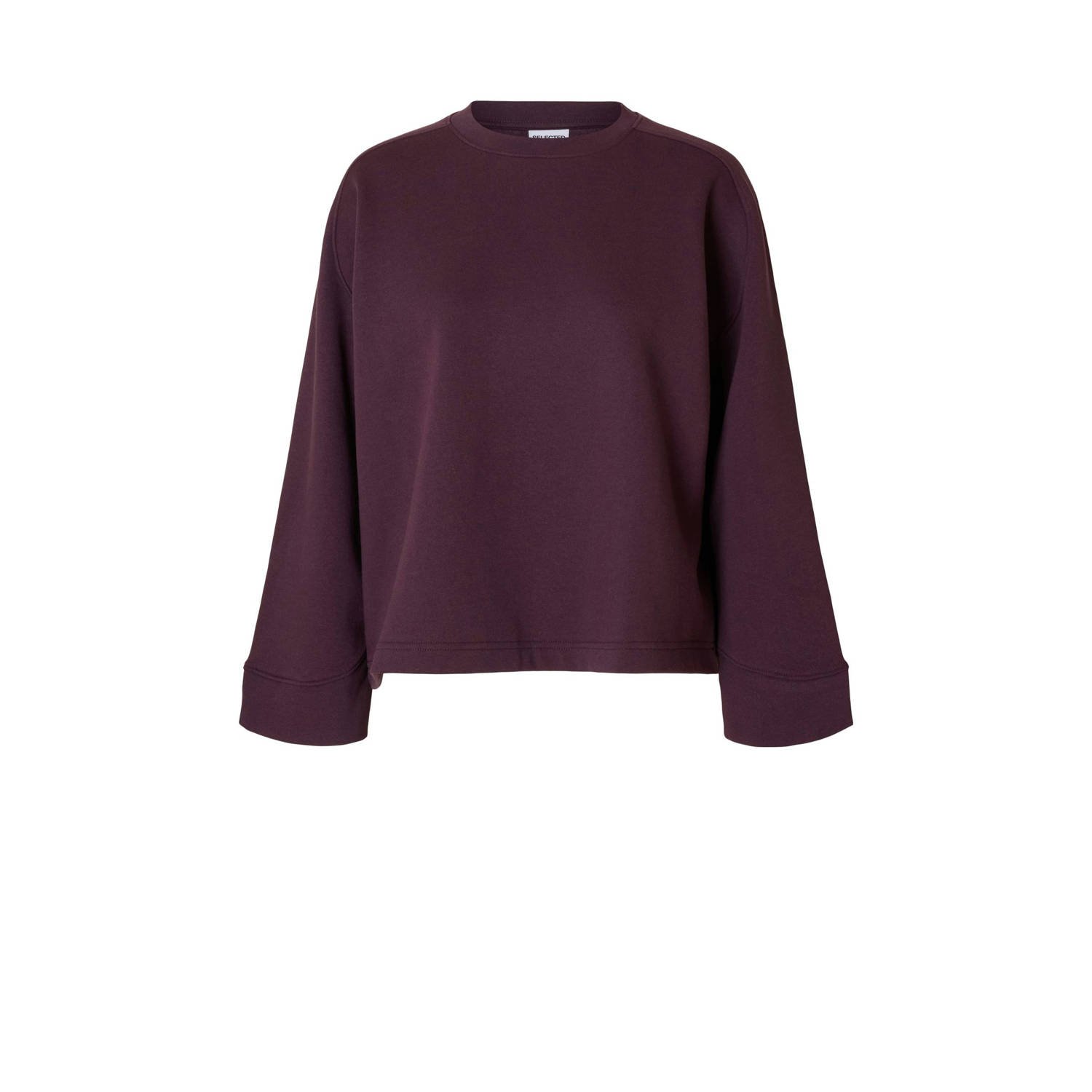 SELECTED FEMME sweater donkerpaars