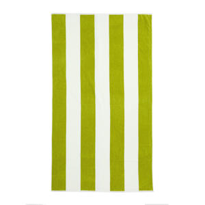 strandlaken Bold Stripe (lichtgroen) (180x100 cm)