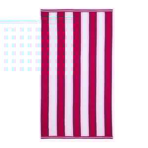 strandlaken Stripe (roze) (180x100 cm)