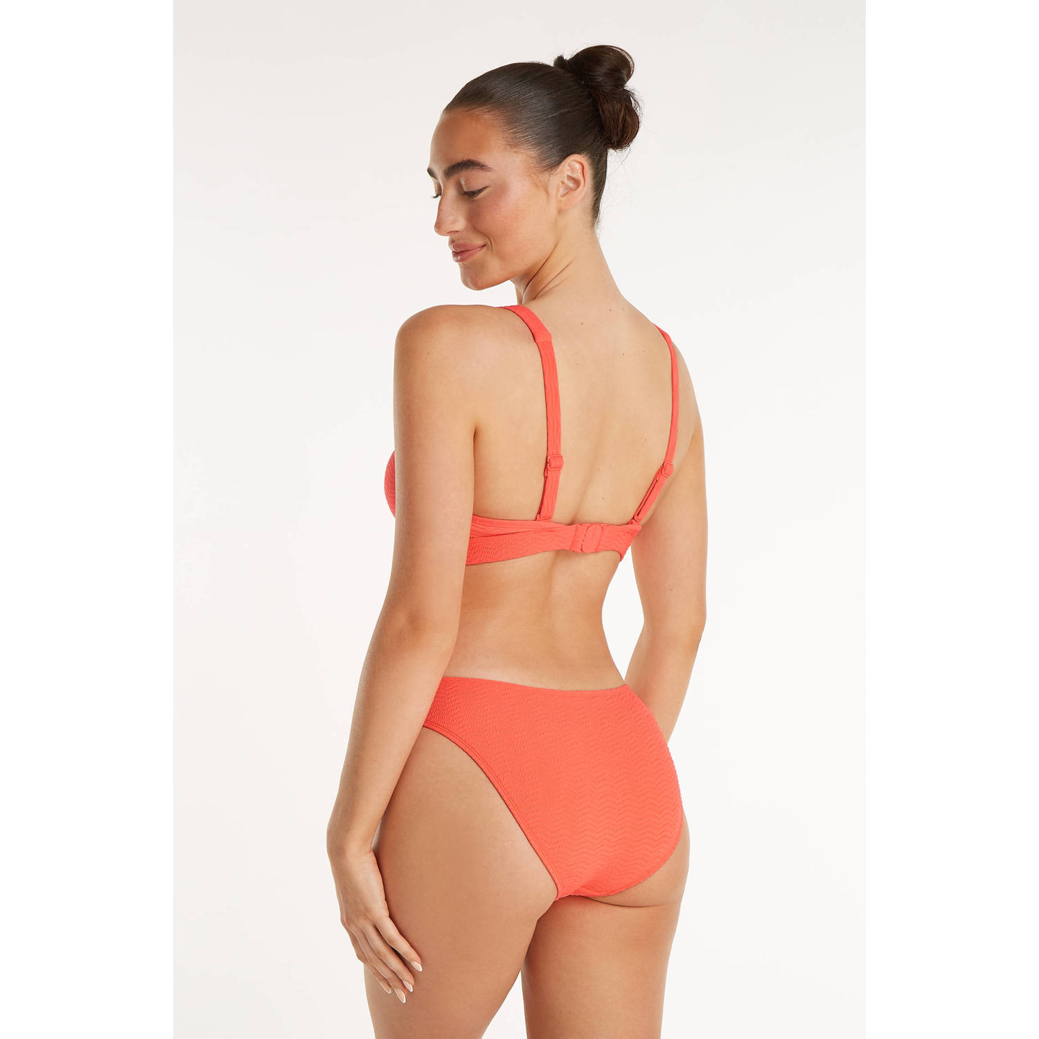 ten Cate Beach TC WOW bikinibroekje met textuur oranje