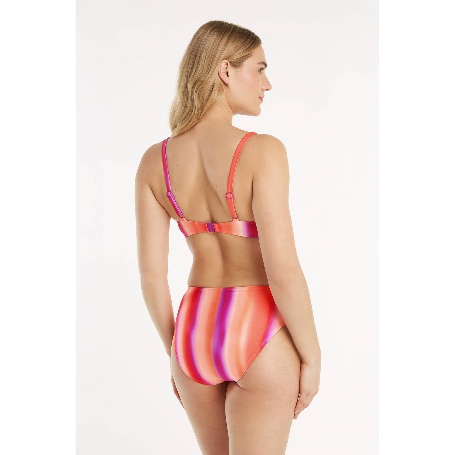 ten Cate Beach TC WOW high waist bikinibroekje roze rood paars