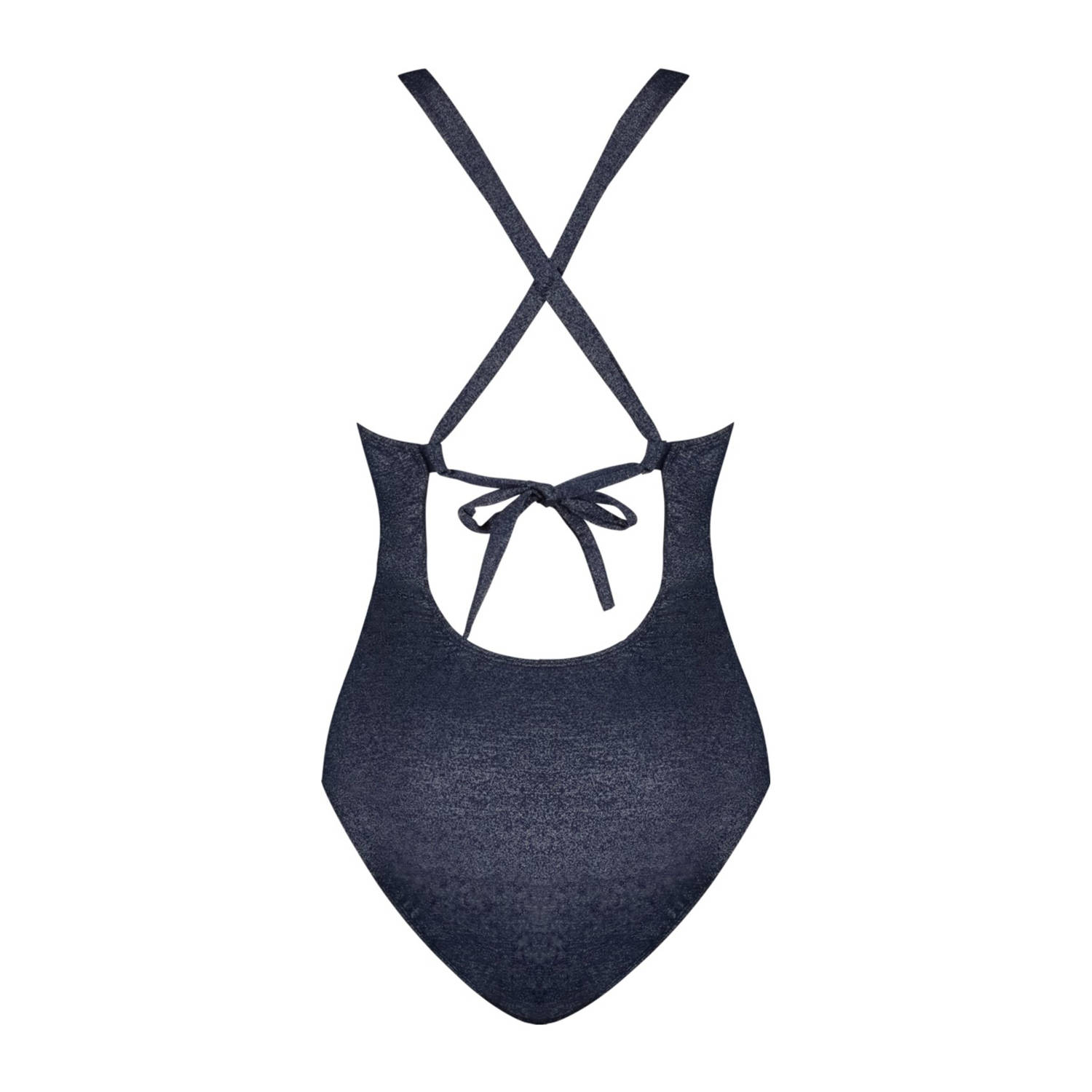 ten Cate Beach TC WOW badpak met lurex donkerblauw