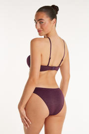 thumbnail: ten Cate Beach TC WOW voorgevormde strapless bandeau bikinitop met lurex donkerrood