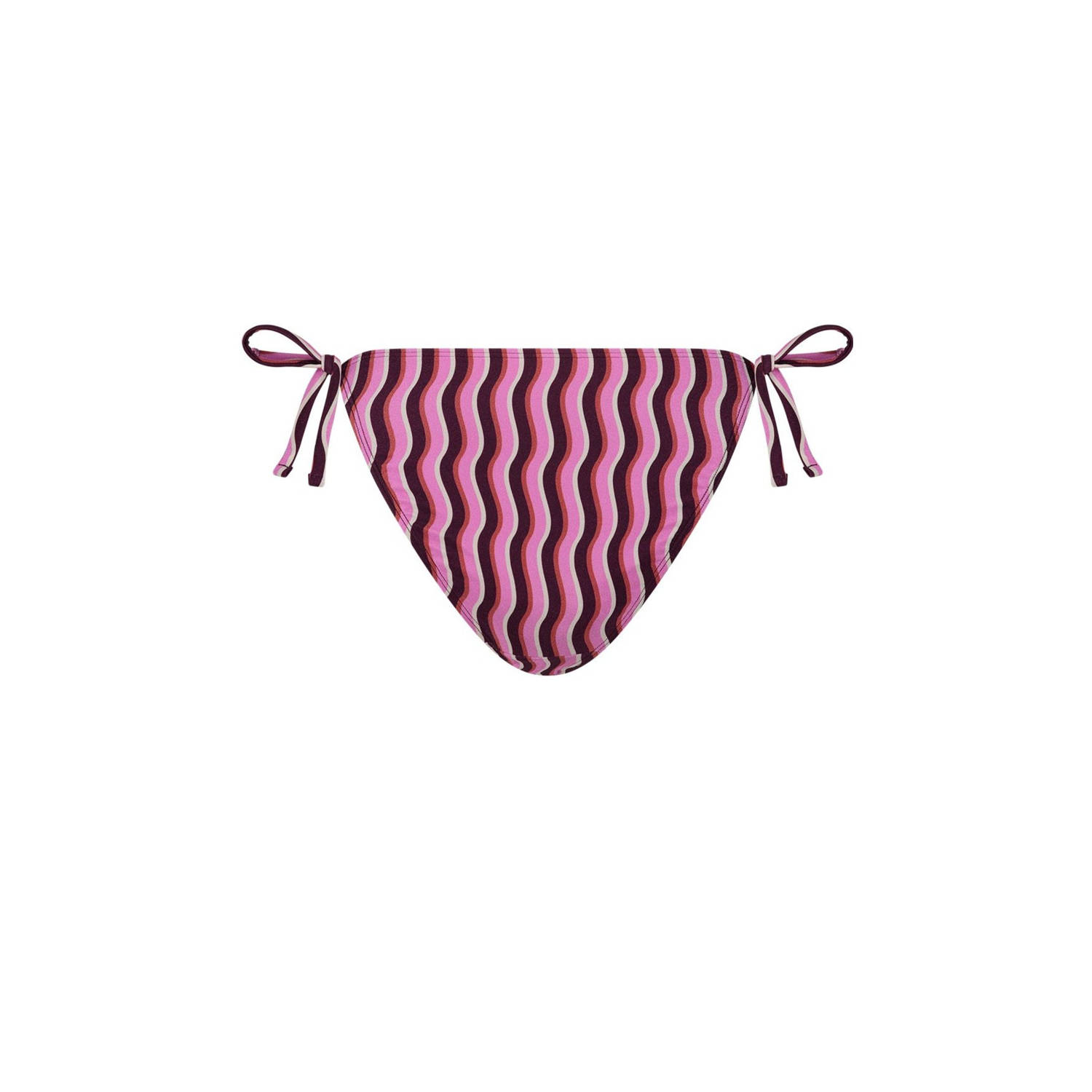 ten Cate Beach TC WOW strik bikinibroekje roze wit bruin