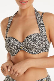 thumbnail: ten Cate Beach TC WOW voorgevormde beugel bikinitop zwart/offwhite