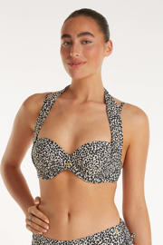 thumbnail: ten Cate Beach TC WOW voorgevormde beugel bikinitop zwart/offwhite