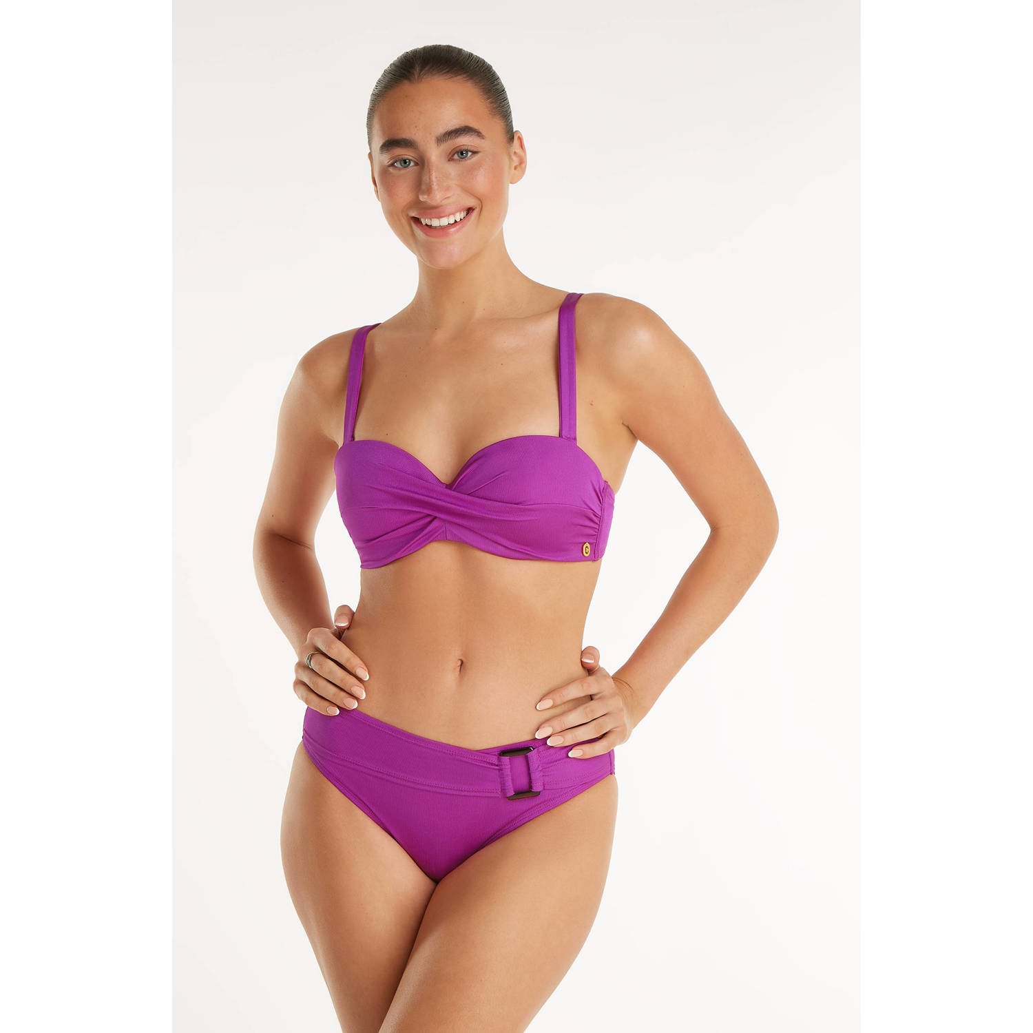 Ten Cate Beach TC WOW high waist bikinibroekje paars