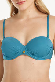 thumbnail: ten Cate Beach TC WOW voorgevormde beugel bikinitop blauw